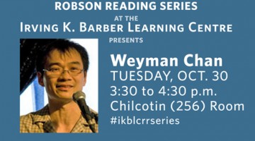 Weyman Chan – Chinese Blues at Chilcotin Room, IKBLC, October 30, 3.30pm