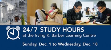 24/7 hours at the Learning Centre