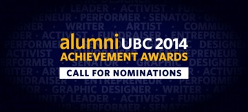 alumni UBC Achievement Awards - Nominations call out for 2014