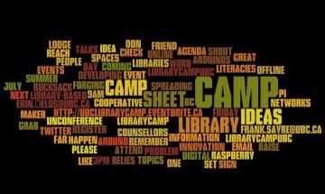 #librarycampUBC Camp is coming!