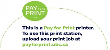 UBC Pay for Print service rolls out at UBC Library
