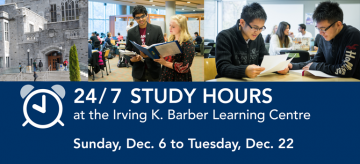24/7 hours at the Learning Centre