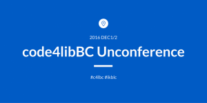 code4libBC Unconference