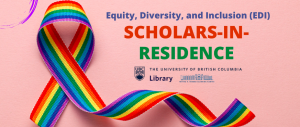Equity, Diversity, and Inclusion (EDI) Scholars-in-Residence Program