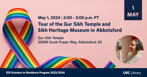 EDI Scholars-in-Residence Tour of the Gur Sikh Temple and Sikh Heritage Museum