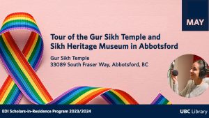 EDI Scholars-in-Residence Tour of the Gur Sikh Temple and Sikh Heritage Museum on May 29, 2024